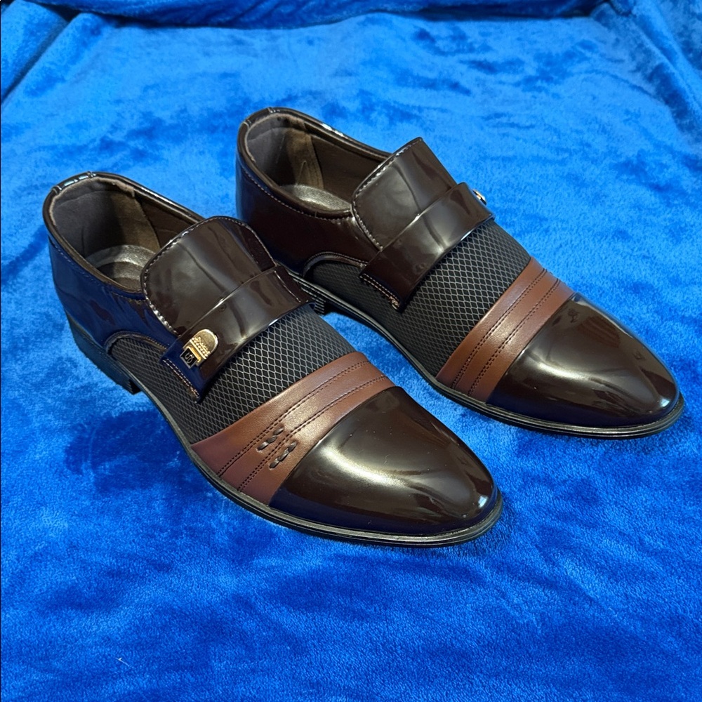 Men's Brown and Black Formal Shoes